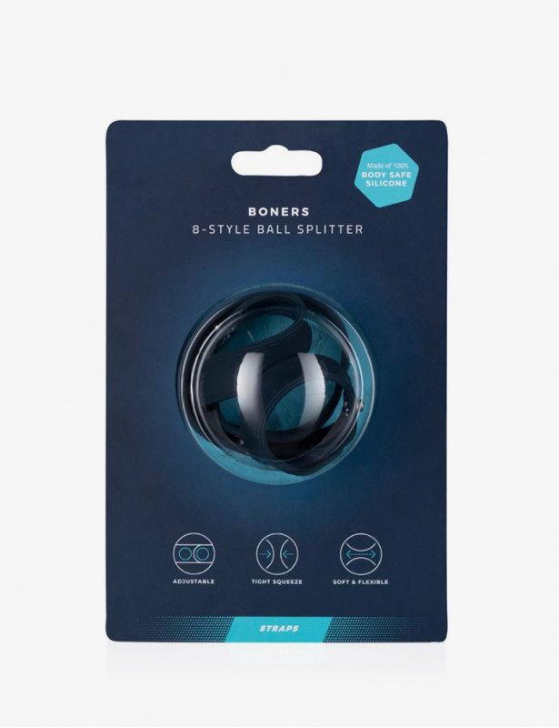 Packaging du séparateur testiculaire réglable 8 positions en silicone et métal de Boners