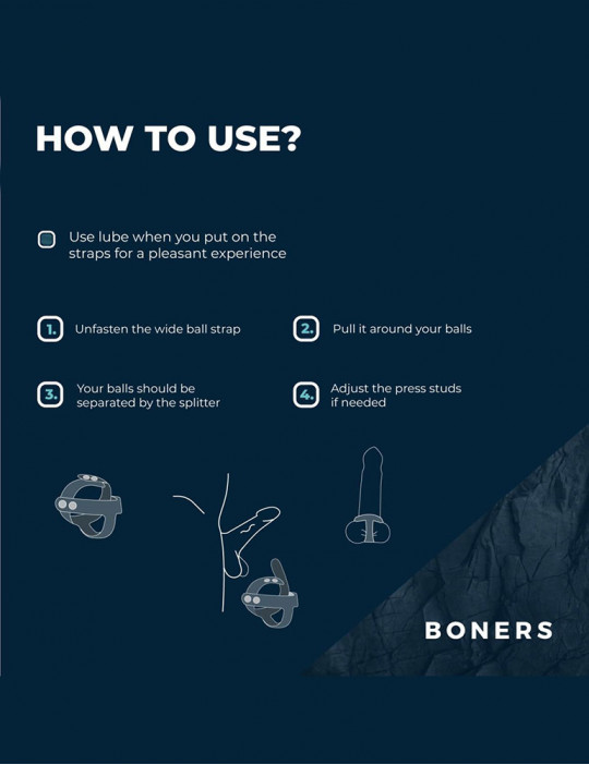 Comment utiliser le séparateur testiculaire en T réglable Boners