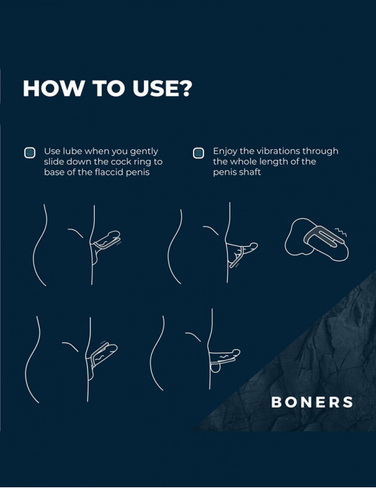 Comment utiliser le cockring vibrant multi-zone de Boners