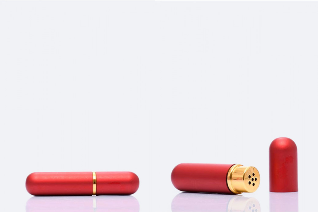 Inhalateur de poppers rouge