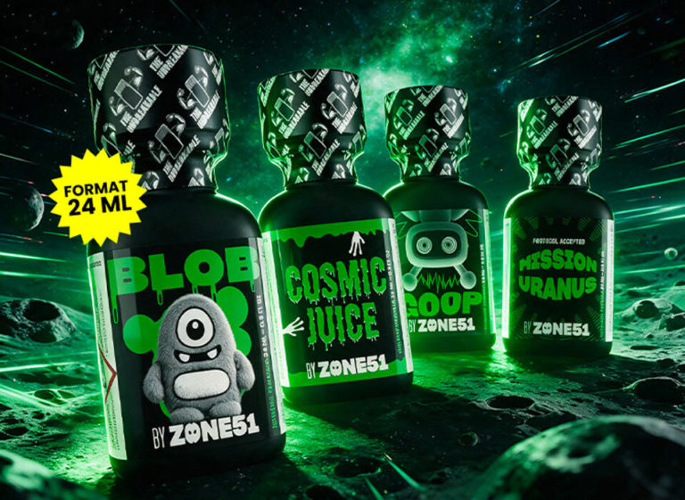 Lire la suite à propos de l’article Poppers Zone 51 : découvrez une gamme au look extraterrestre