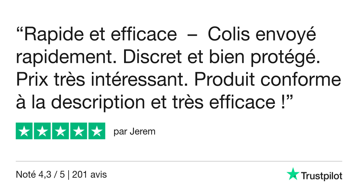 avis trustpilot livraison