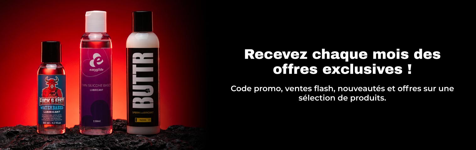 Recevez chaque mois des offres exclusives ! Code promo, ventes flash, nouveautés et offres sur une sélection de produits.