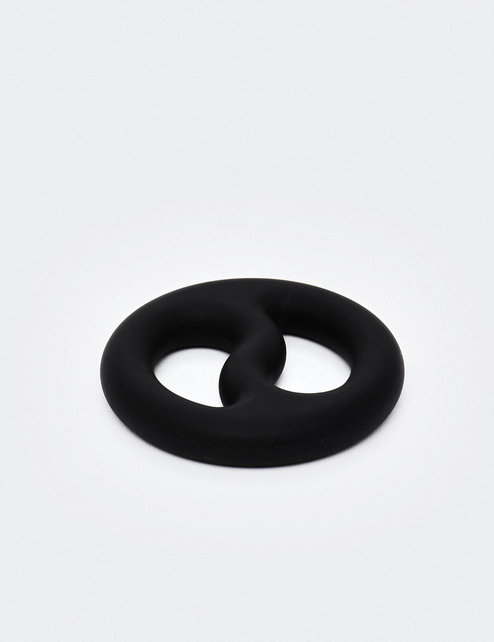 Cockring et ballstretcher en silicone Yin-Yang - Silicone Cock And Ball Duo Ring - Brutus