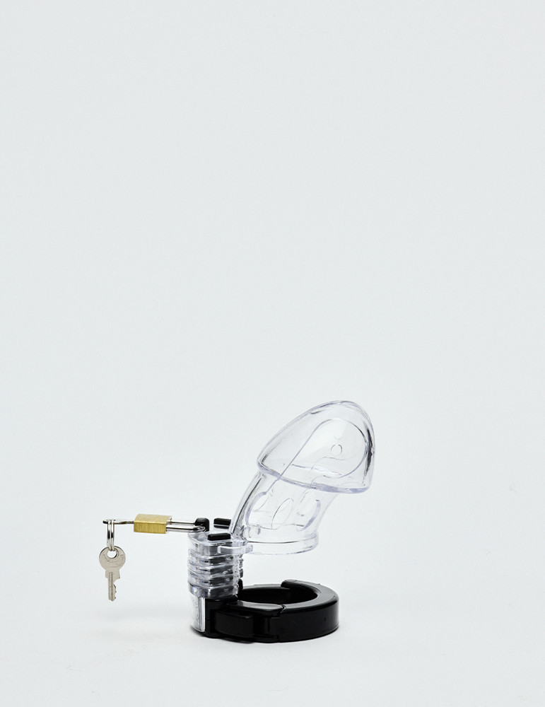 Cage de chasteté ajustable Alpha - Brutus - Transparent