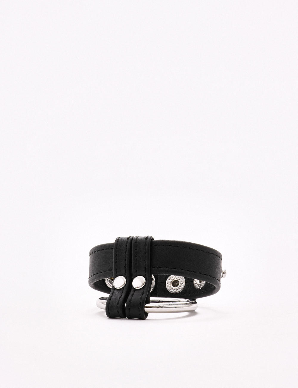 Ballstretcher en Cuir avec Anneau en Métal - Strict Leather